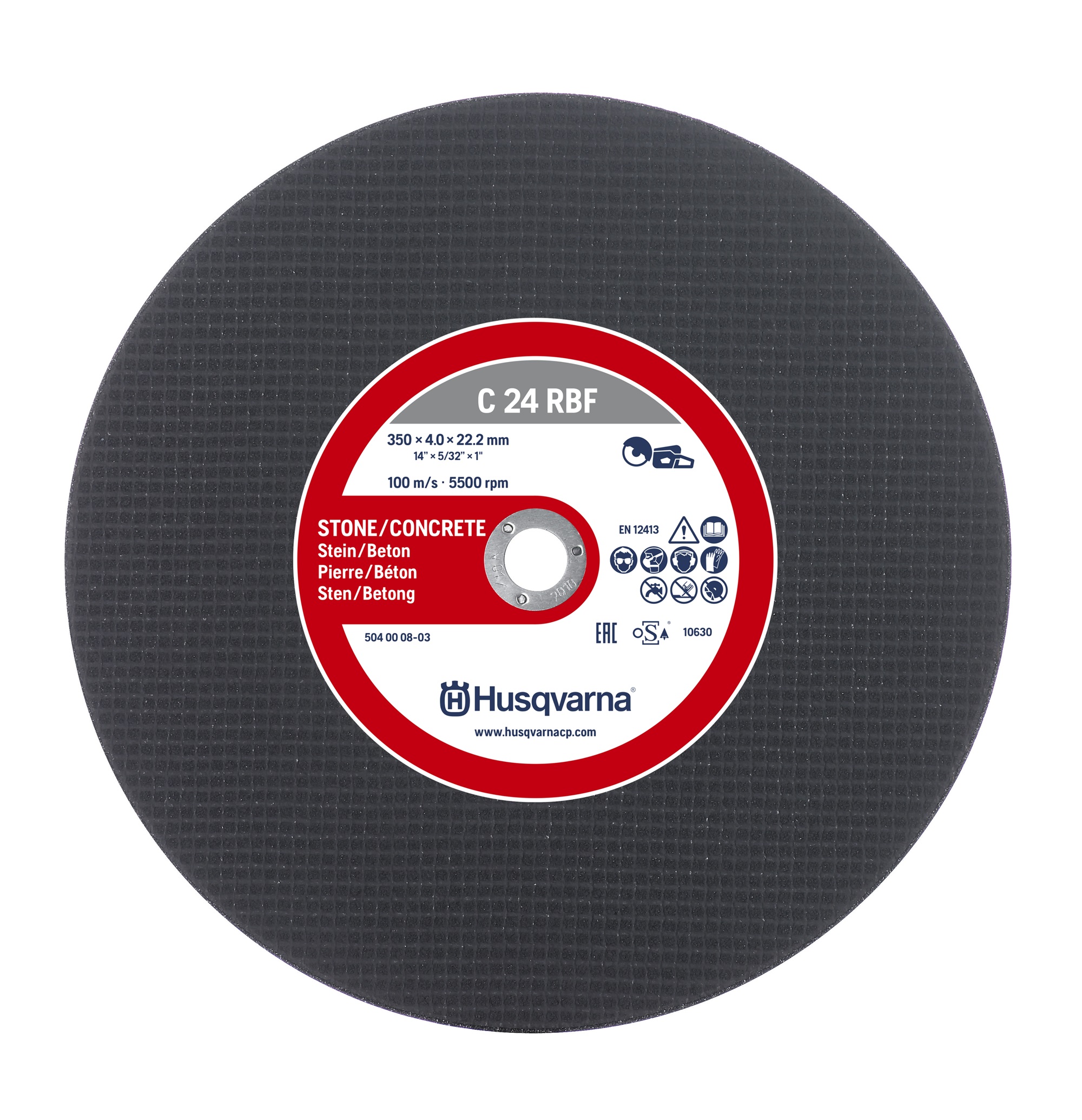 32586b7d-1e5f-4b45-abad-7fe79b29ce6c Rezna ploča za BETON - 350mm x 22,2mm - Slika 1