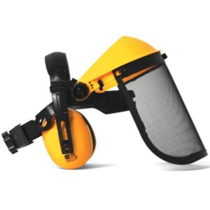 Štitnik za lice - Precizno podesiv - mrežasti sa zaštitnim slušalicama PROFESIONAL (MP9101035)