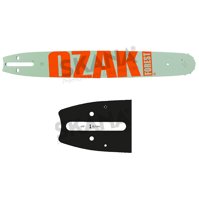 MPZKX45 Vodilica za motornu pilu 45 cm (18“), 3/8“, 1.6mm - Ozaki - Slika 1